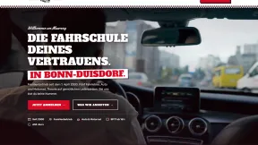 Fahrschule Bergheim Website Screenshot