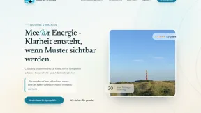 Mee(h)r-Energie Website Screenshot