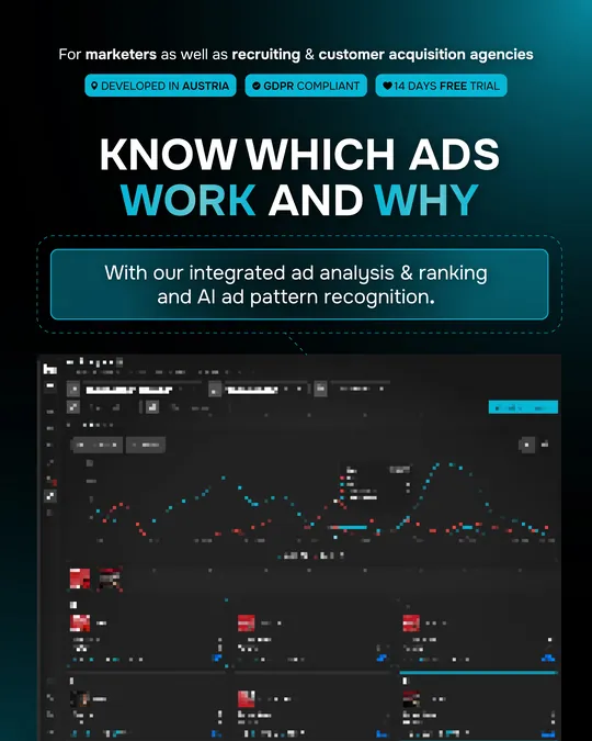 Anzeigenmotiv 2 für Software für Anzeigen-Tracking